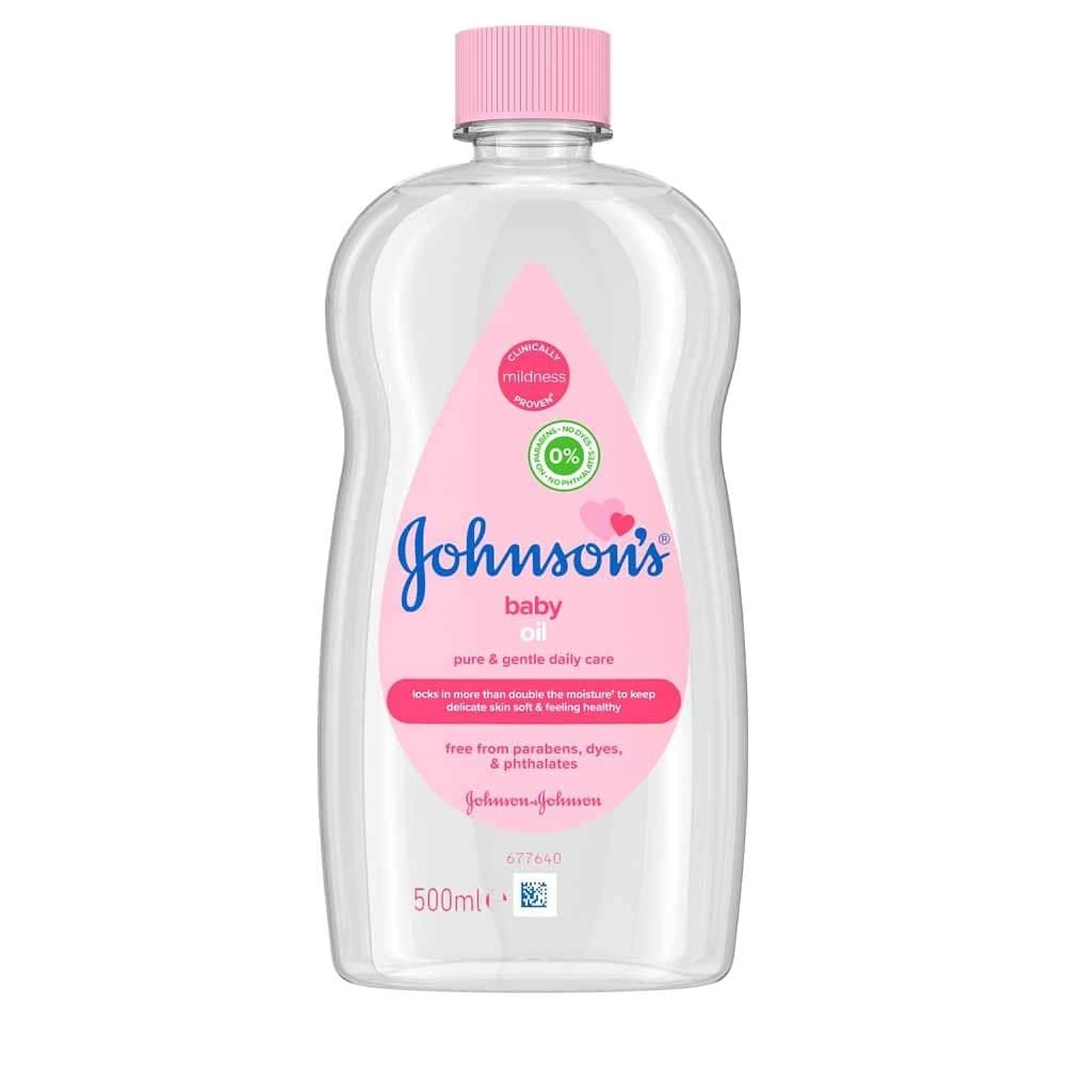 Johnsons JOHNSON'S - Olja för spädbarn, (1 X 500 ML) Barn - Bad och hudvård Naty Shop 500 Ml (1 paket)