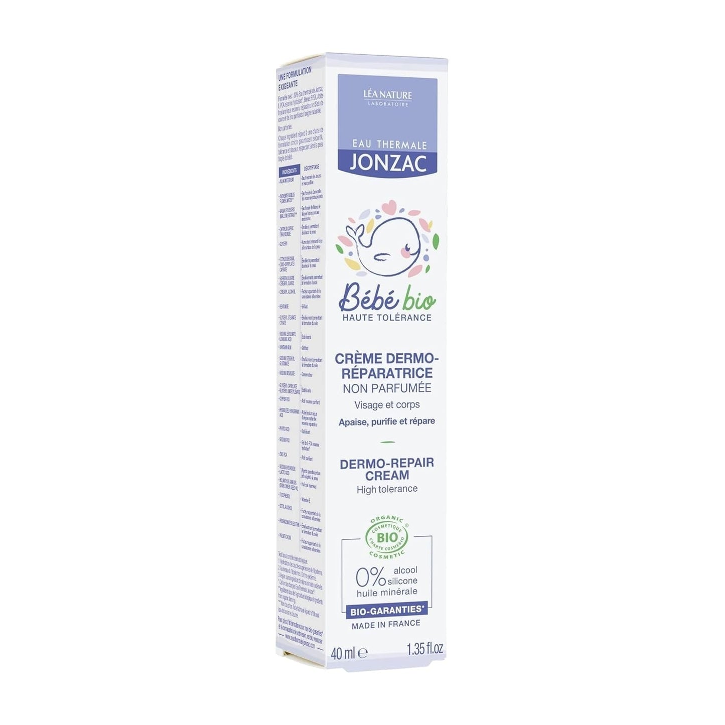 Jonzac Baby Cream Cara 40ml Barn - Bad och hudvård Naty Shop