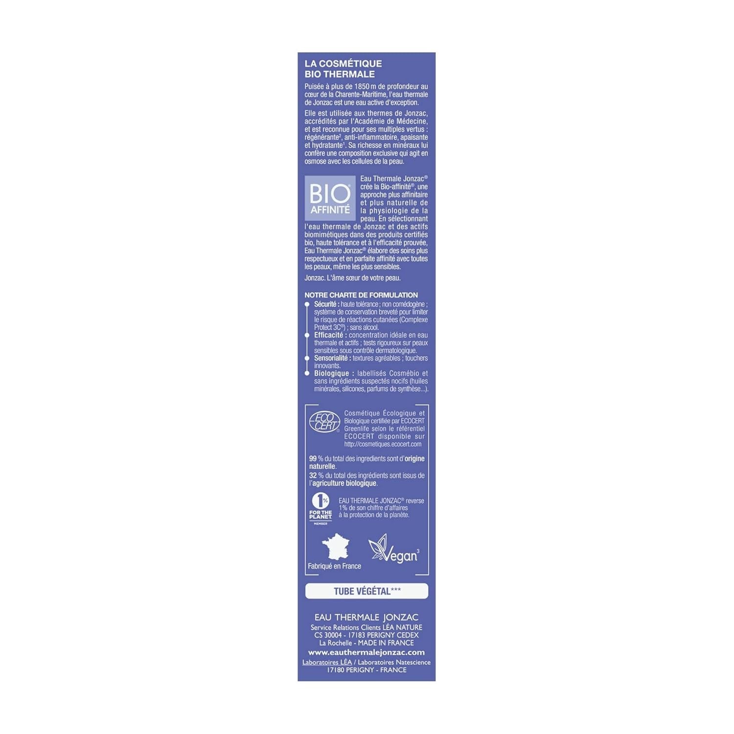 Jonzac Baby Cream Cara 40ml Barn - Bad och hudvård Naty Shop