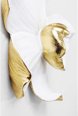 Kare Design väggdekoration Orchid, vit, XL, väggdekoration, orkidéblommalook, handgjord, 25x24x7 cm (h/v/d) Statyetter och skulpturer Naty Shop
