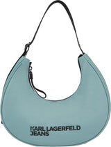 KARL LAGERFELD JEANS Essential Nylon Moon Bag Damväskor Naty Shop Granitgrön