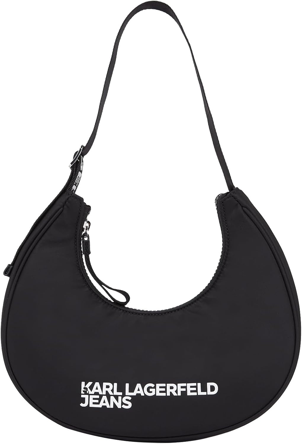 KARL LAGERFELD JEANS Essential Nylon Moon Bag för Dam Väskor Dam Naty Shop Svart