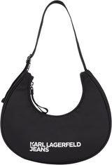 KARL LAGERFELD JEANS Essential Nylon Moon Bag för Dam Väskor Dam Naty Shop Svart