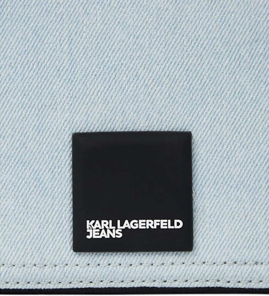 Karl Lagerfeld Jeans Damlåda Logotyp Kameraväska Cross Body, Ljusblå Damväskor Naty Shop