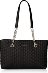 KARL LAGERFELD Karolina Tygväska Dam Naty Shop Väskor Svart/Silver One Size Passar Alla