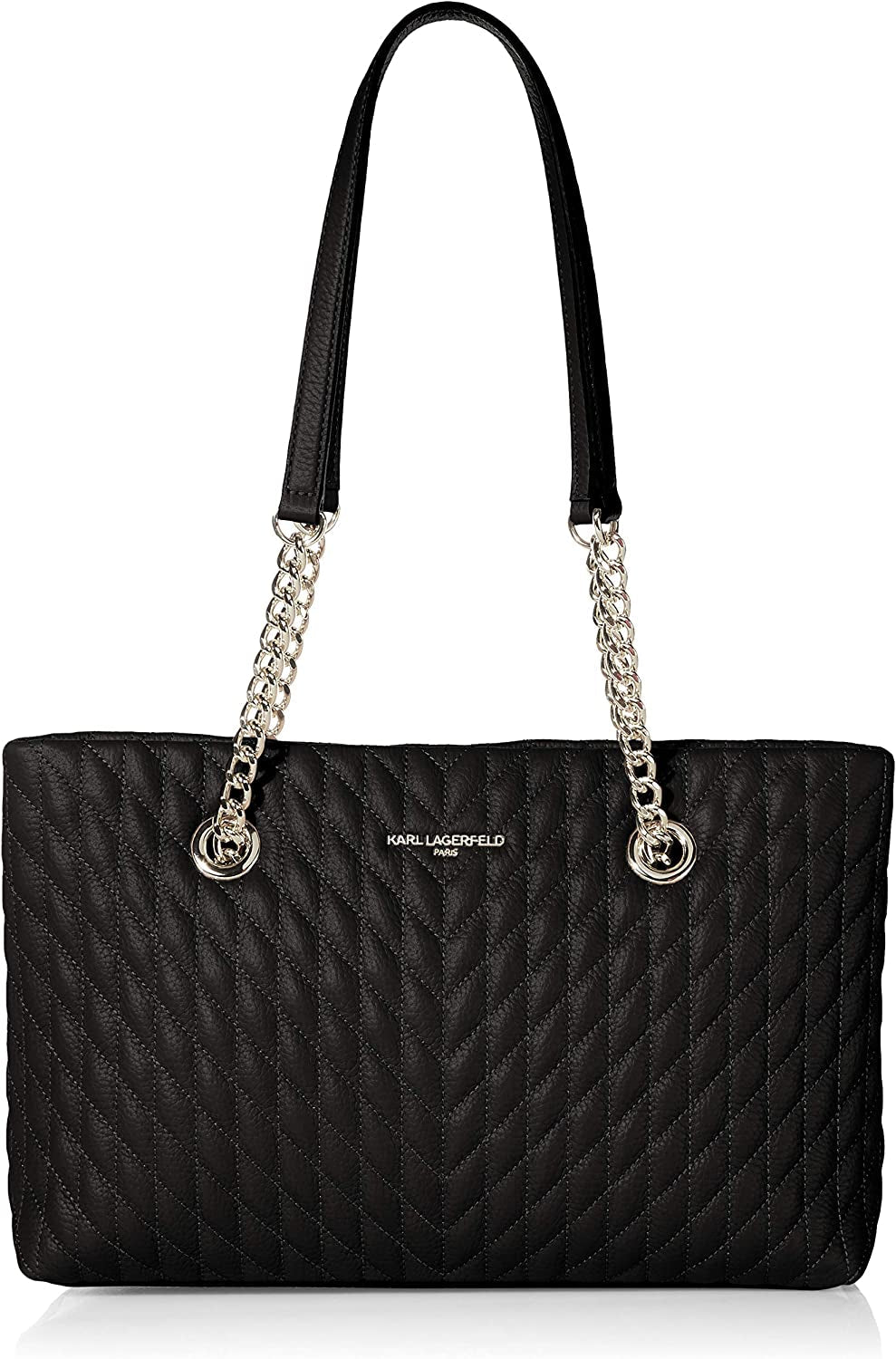 KARL LAGERFELD Karolina Tygväska Dam Naty Shop Väskor Svart/Silver One Size Passar Alla