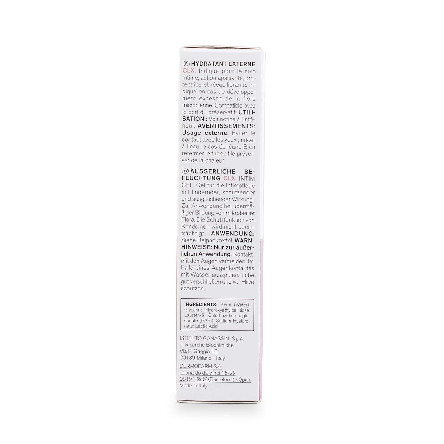 Lab - Extern fuktkräm CLX, Fuktgivande kräm för yttre intima områden, Klorhexidin och aloe vera, Allergivänlig, Parabenfri, Dermatologiskt och gynekologiskt testad - 30 ml Barn - Bad och hudvård Naty Shop