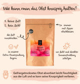 Torkad litchi BRIX | Naturlig litchi, torkad 95 g | Great Taste Award för torkad frukt | Icke-GMO, glutenfri, vegan, konserverade vitaminer Naty Shop Dehydrerade produkter