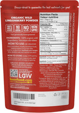 LOOV ekologiskt blåbärspulver, tillverkat av 100 % hela, frystorkade vilda blåbär skördade i skogarna i norra Europa, 113 g, utan tillsatt socker Naty Shop Dehydrated Products