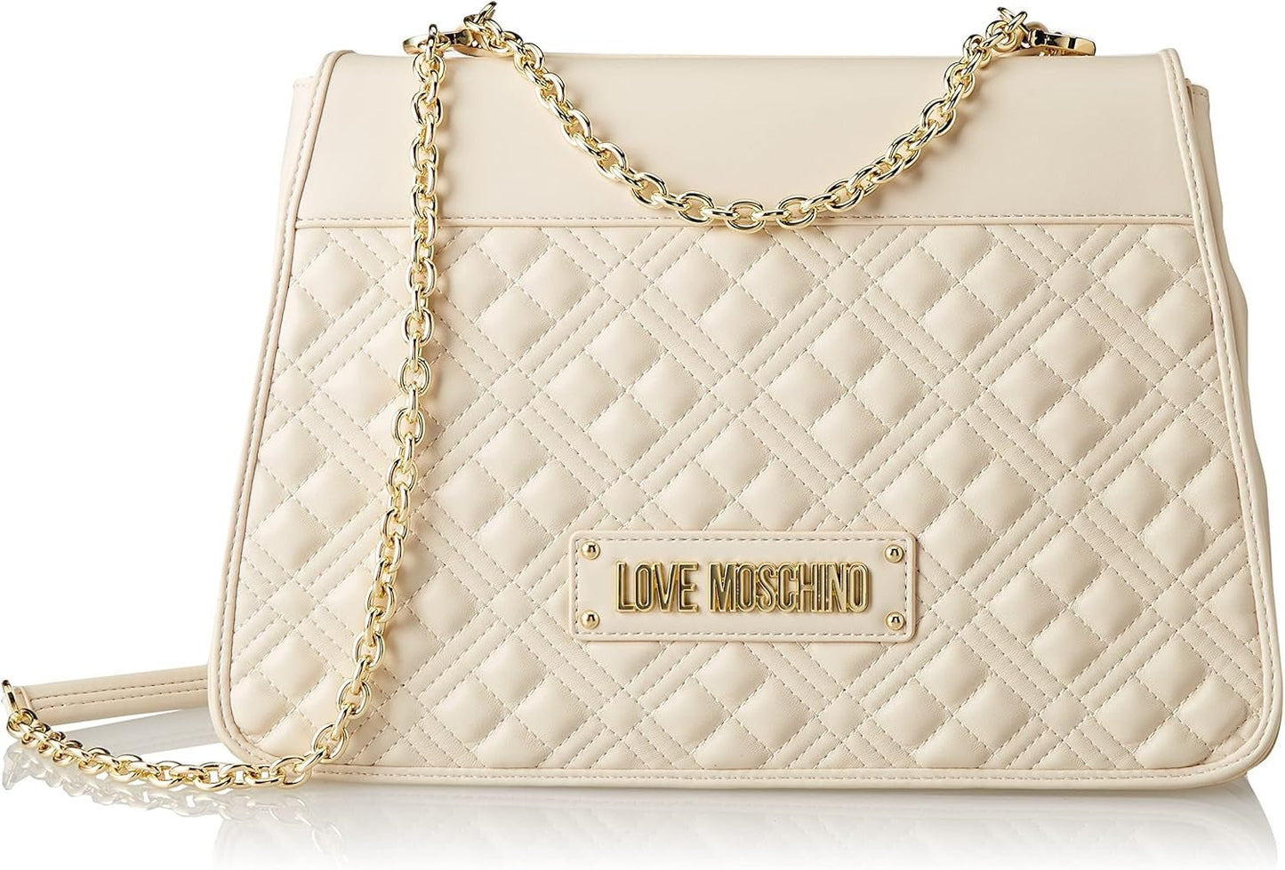Love Moschino Borsa A Spalla axelväska Dam Väskor Naty Shop Avorio
