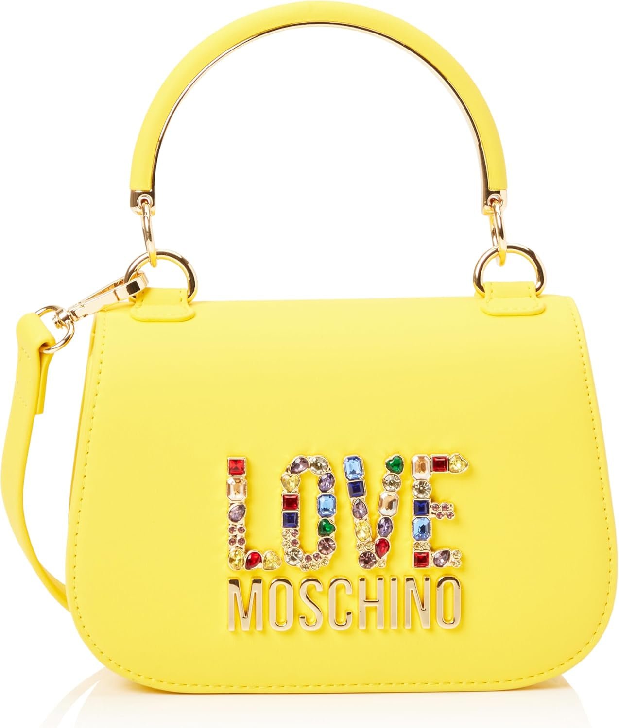 Love Moschino Damväska, Gul Handväska, Gula Damväskor Naty Shop Standardtitel