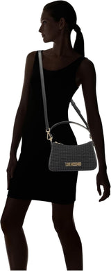 Love Moschino Damväska, Svart Handväska, Svarta Damväskor Naty Shop