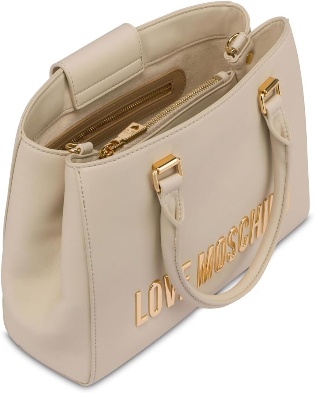 Love Moschino Handväska Ivory Damväskor Naty Shop
