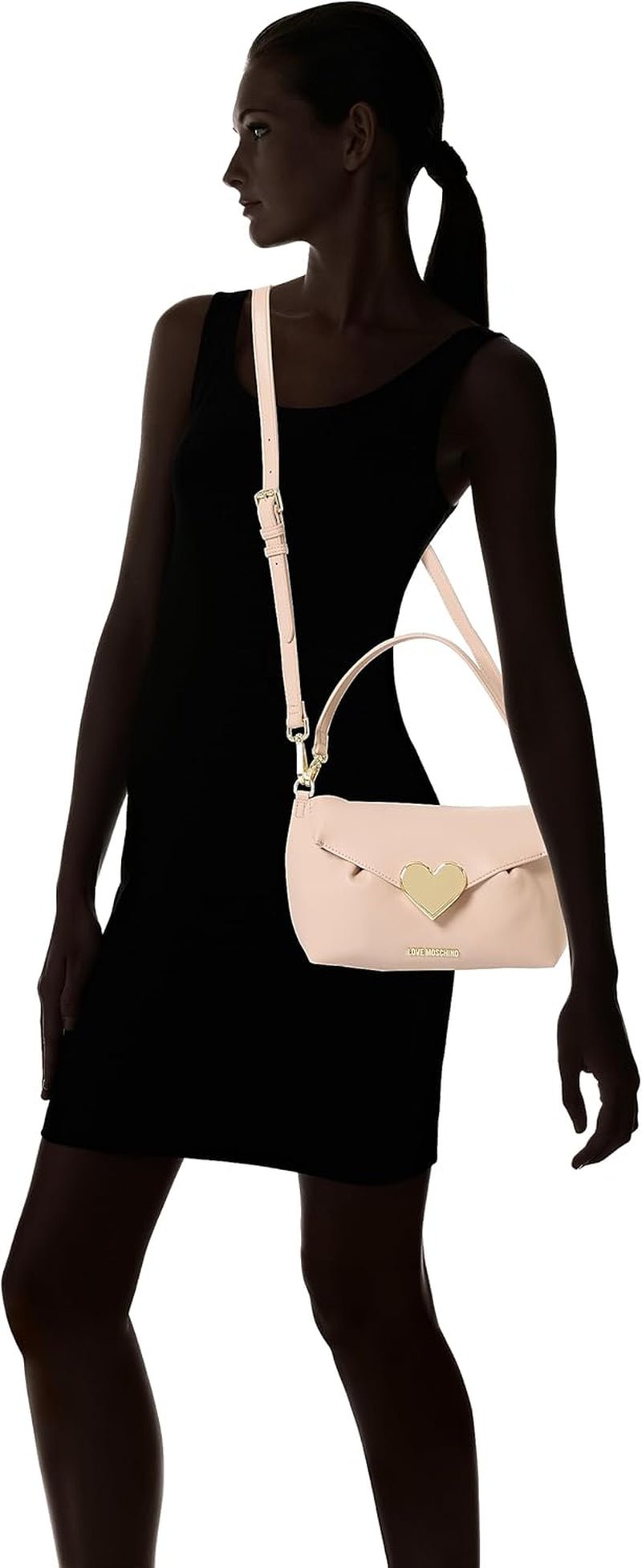 Love Moschino Handväska för kvinnor Jc4078pp1h, One Size Naty Shop-väskor för kvinnor