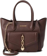 Love Moschino Axelväska Mörkbrun One Size Väskor Dam Naty Shop Standardtitel