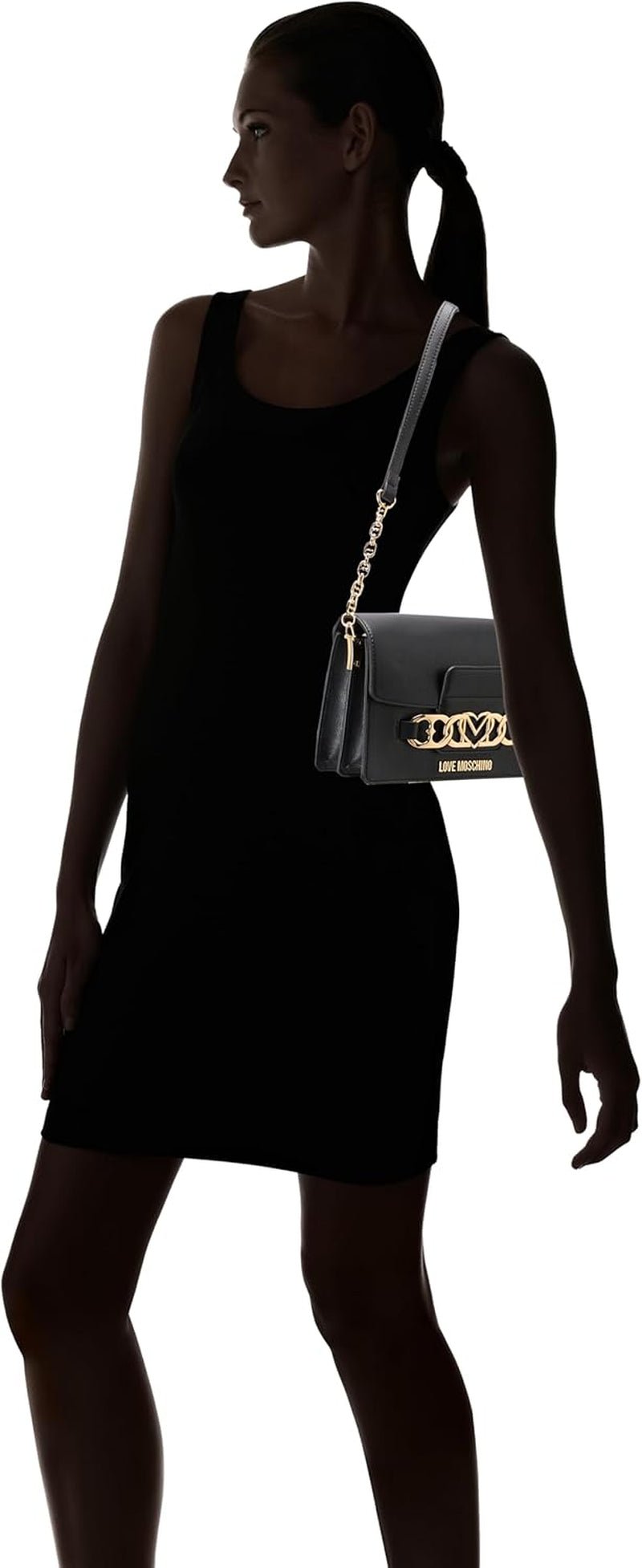 Love Moschino Axelväska Svart One Size Damväskor Naty Shop