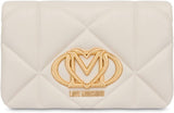 Love Moschino Jc4043pp1mlc0110 Axelväska Elfenbensväskor Dam Naty Shop Standardtitel