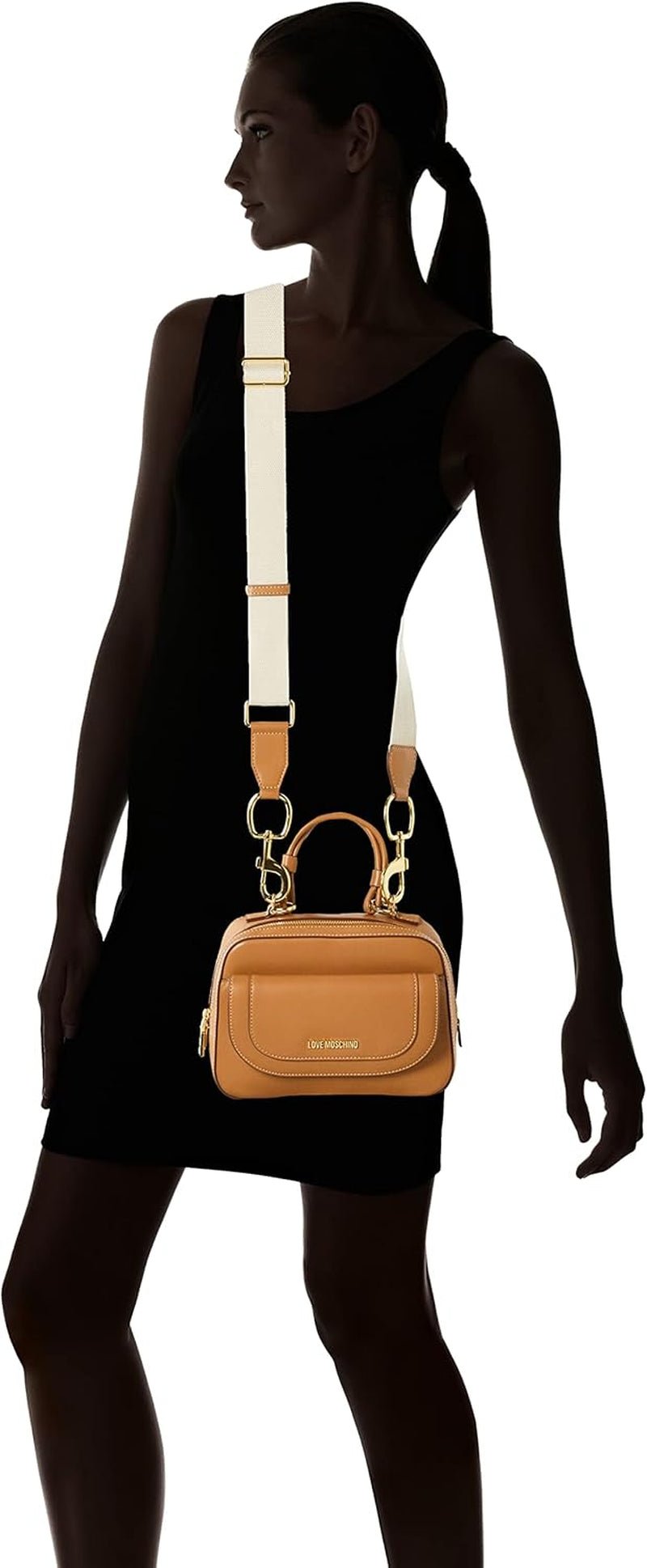 Love Moschino Jc4116pp1glr0201 Handväska, Kamelväskor Dam Naty Shop