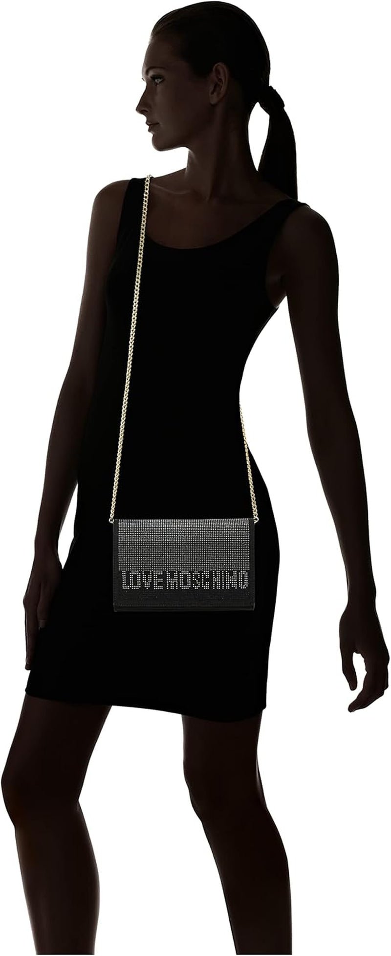 Love Moschino Jc4139pp1gly100a axelväska, flerfärgad Väskor Dam Naty Shop
