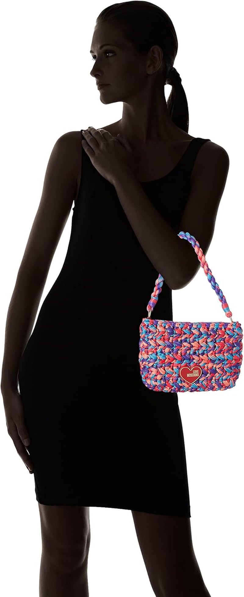 Love Moschino Jc4235pp0gkl165a handväska, flerfärgad Damväskor Naty Shop