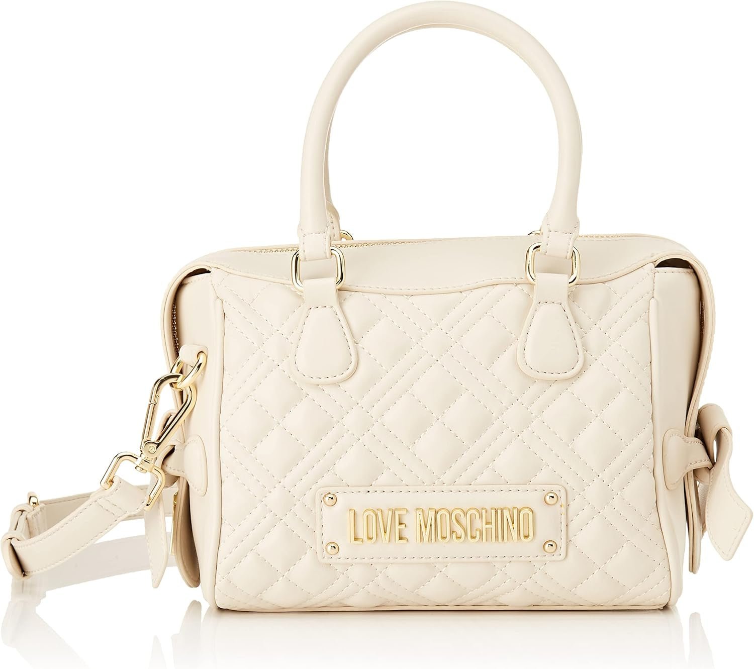 Love Moschino Jc4246pp0gla0 handväska Dam Väskor Naty Shop Ecru