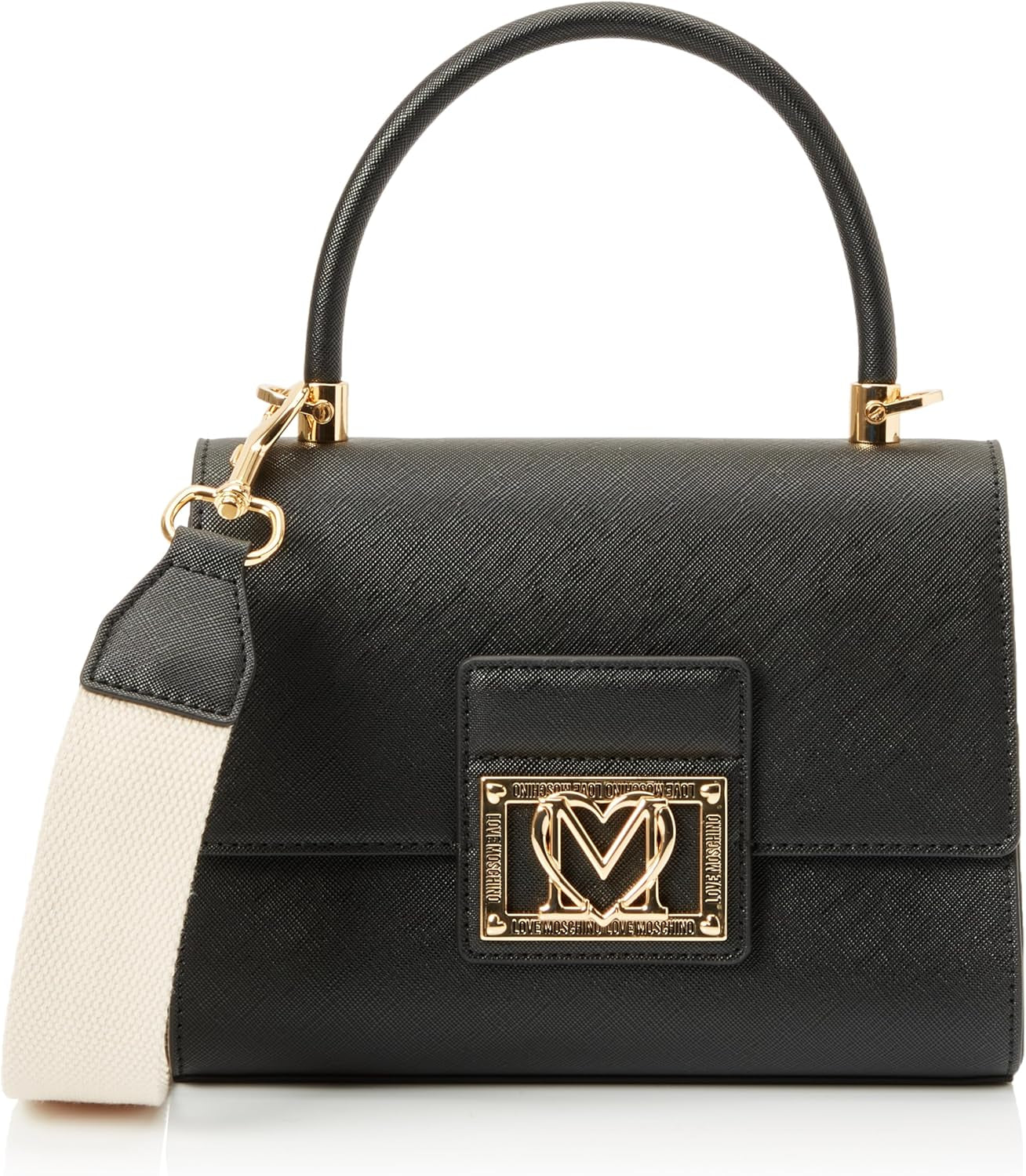 Love Moschino Damer BORSA A Mano, Nero BORSA A Mano, Nero Damväskor Naty Shop Standardtitel