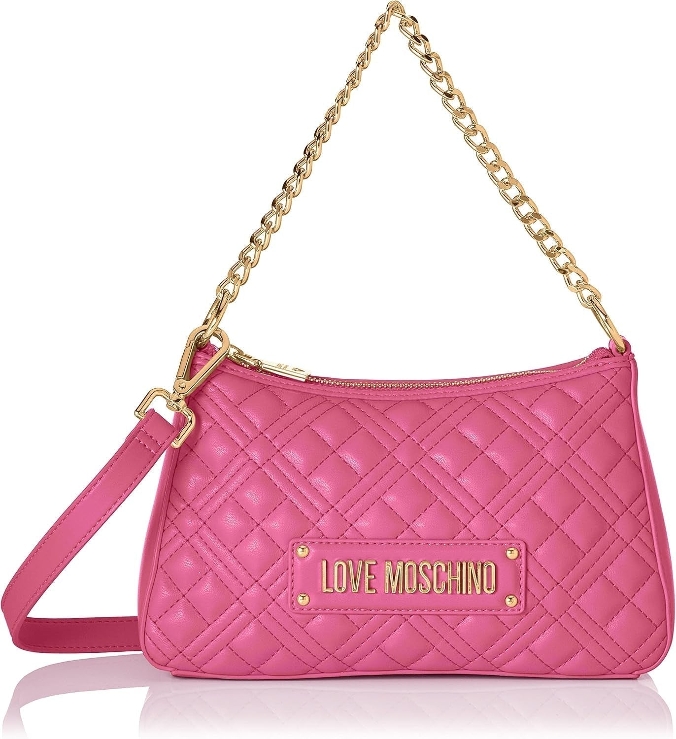Love Moschino Dam Jc4135pp1gla0 Axelväska, 16X26X9 Väskor Dam Naty Shop Rosa