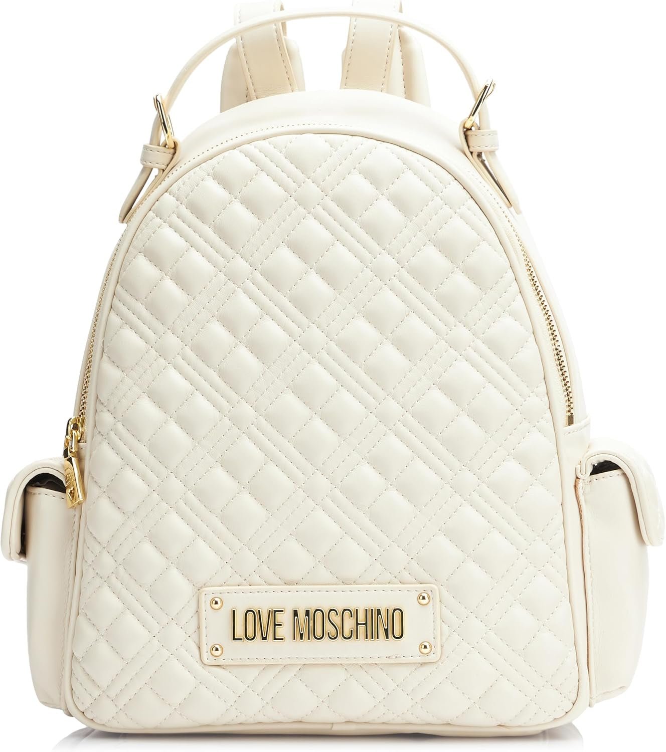 Love Moschino, ryggsäck för kvinnor Dam Naty Shop Väskor Vit