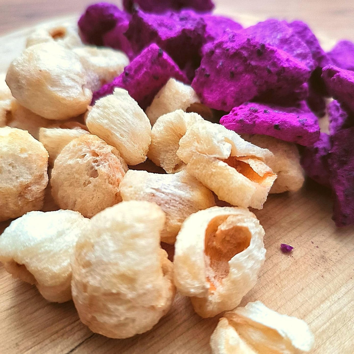 Frystorkad litchi | 100% Litchi torkad frystorkad frukt | naturligt torkad Vegansk glutenfri | Inte litchi juice Lychee sirap | Frystorkad frukt tropisk litchi | ZingyZoo Dehydrerade produkter Naty Shop