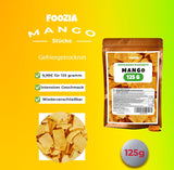 Frystorkad mango stora bitar Frystorkad frukt Inga tillsatser 100% ren naturlig mango Frystorkad mango Torkad frukt Torkad mango 125g från Foozia (125g) Dehydrerade produkter Naty Shop