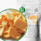 Frystorkad mango | Inget tillsatt socker Frystorkad mango | Frystorkad mango Mangofrukt Torkad mango | Torkad mango Torkad frukt utan tillsatser | ZingyZoo torkad mango (100 g) Naty Shop torkade produkter bitar 100 g
