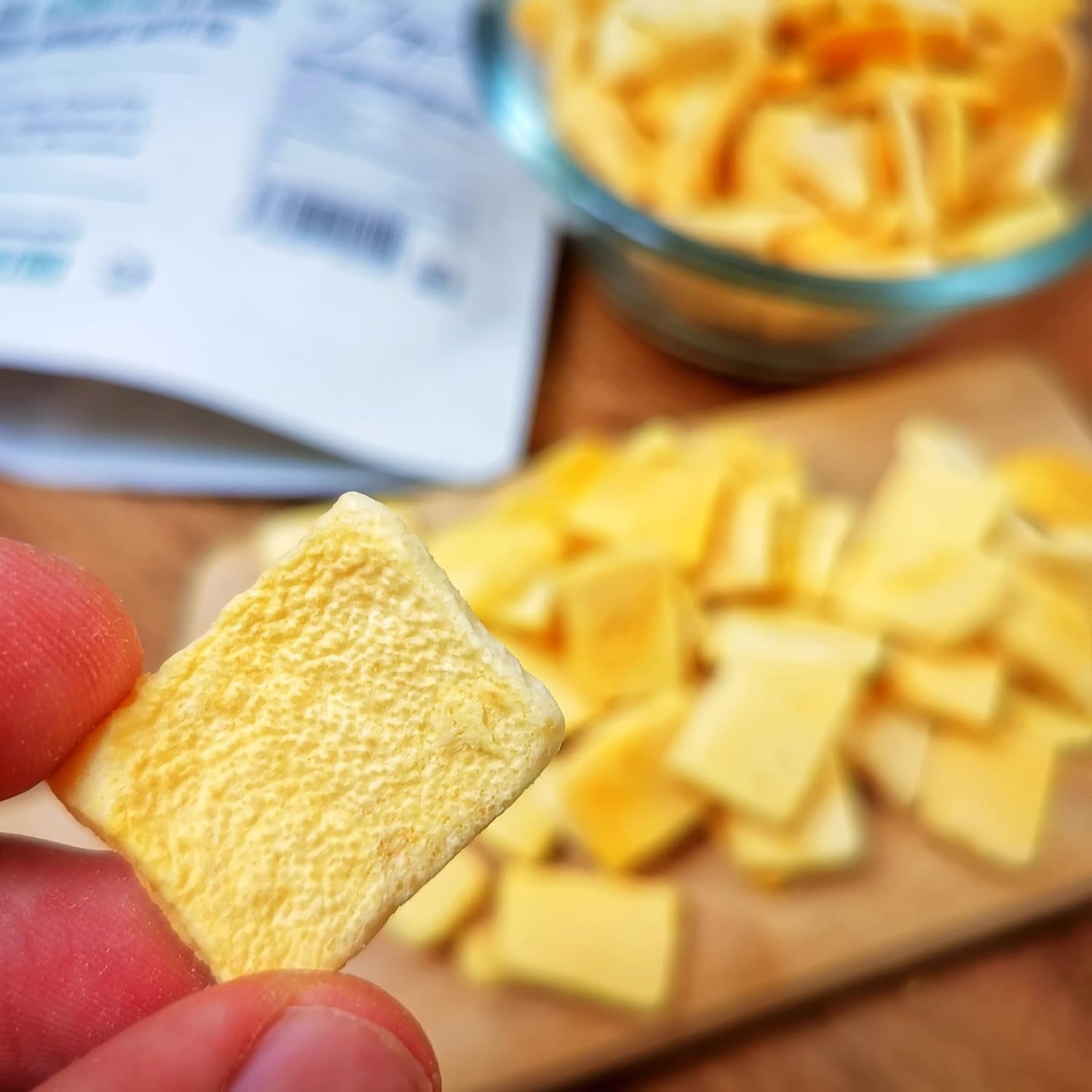 Frystorkad mango | Inget tillsatt socker Frystorkad mango | Frystorkad mango Mangofrukt Torkad mango | Torkad mango Torkad frukt utan tillsatser | ZingyZoo torkad mango (100g) Naty Shop torkade produkter