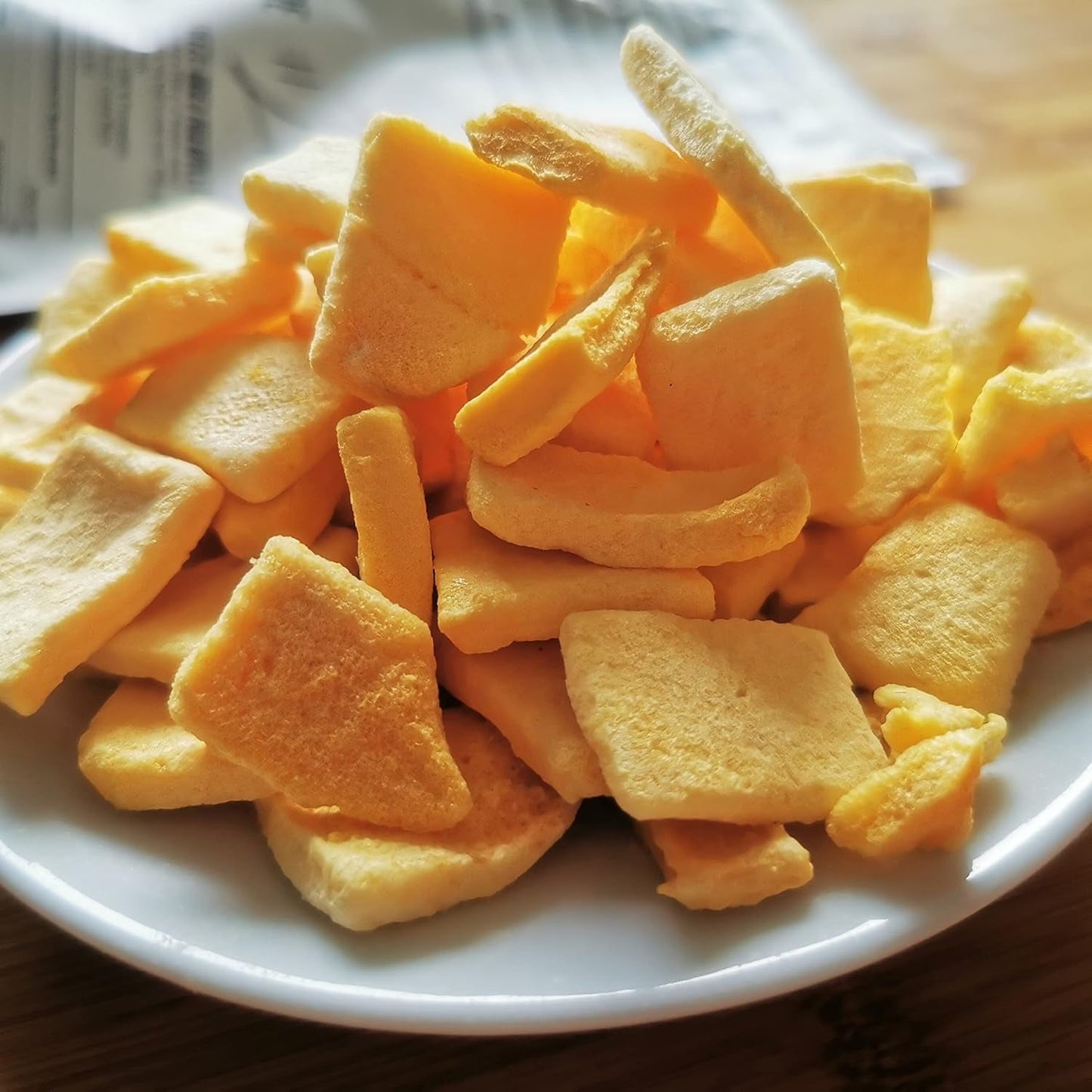 Frystorkad mango | Inget tillsatt socker Frystorkad mango | Frystorkad mango Mangofrukt Torkad mango | Torkad mango Torkad frukt utan tillsatser | ZingyZoo torkad mango (100g) Naty Shop torkade produkter