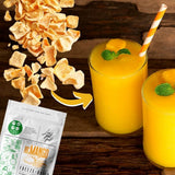 Frystorkad mango | Inget tillsatt socker Frystorkad mango | Frystorkad mango Mangofrukt Torkad mango | Torkad mango Torkad frukt utan tillsatser | ZingyZoo torkad mango (100g) Naty Shop torkade produkter