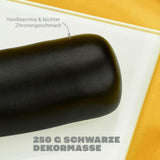 Massa Ticino Set 1x Vit Fondant 250g och 1x Svart Fondant 250g - Premium sockerpasta för tårtor, rullfondant - Perfekt för tårtor, modellering och dekorationer - Fondant för professionella och amatörbagare Sockerpasta Naty Shop