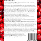 Frystorkade tranbär utan socker | XL 250g Frystorkade naturliga osötade tranbär | Frystorkade naturliga vilda frukter | Frystorkade tranbär | ZingyZoo Dehydrerade produkter Naty Shop