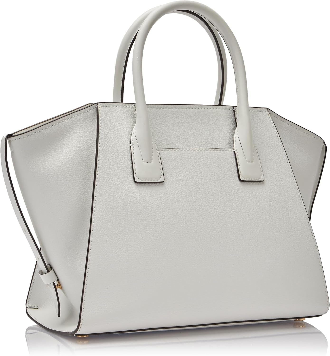MICHAEL KORS Dam Avril LG TZ Satchelväska, Opticwhite Damväskor Naty Shop