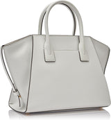 MICHAEL KORS Dam Avril LG TZ Satchelväska, Opticwhite Damväskor Naty Shop