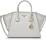 MICHAEL KORS Dam Avril LG TZ Satchelväska, Opticwhite Damväskor Naty Shop Standardtitel