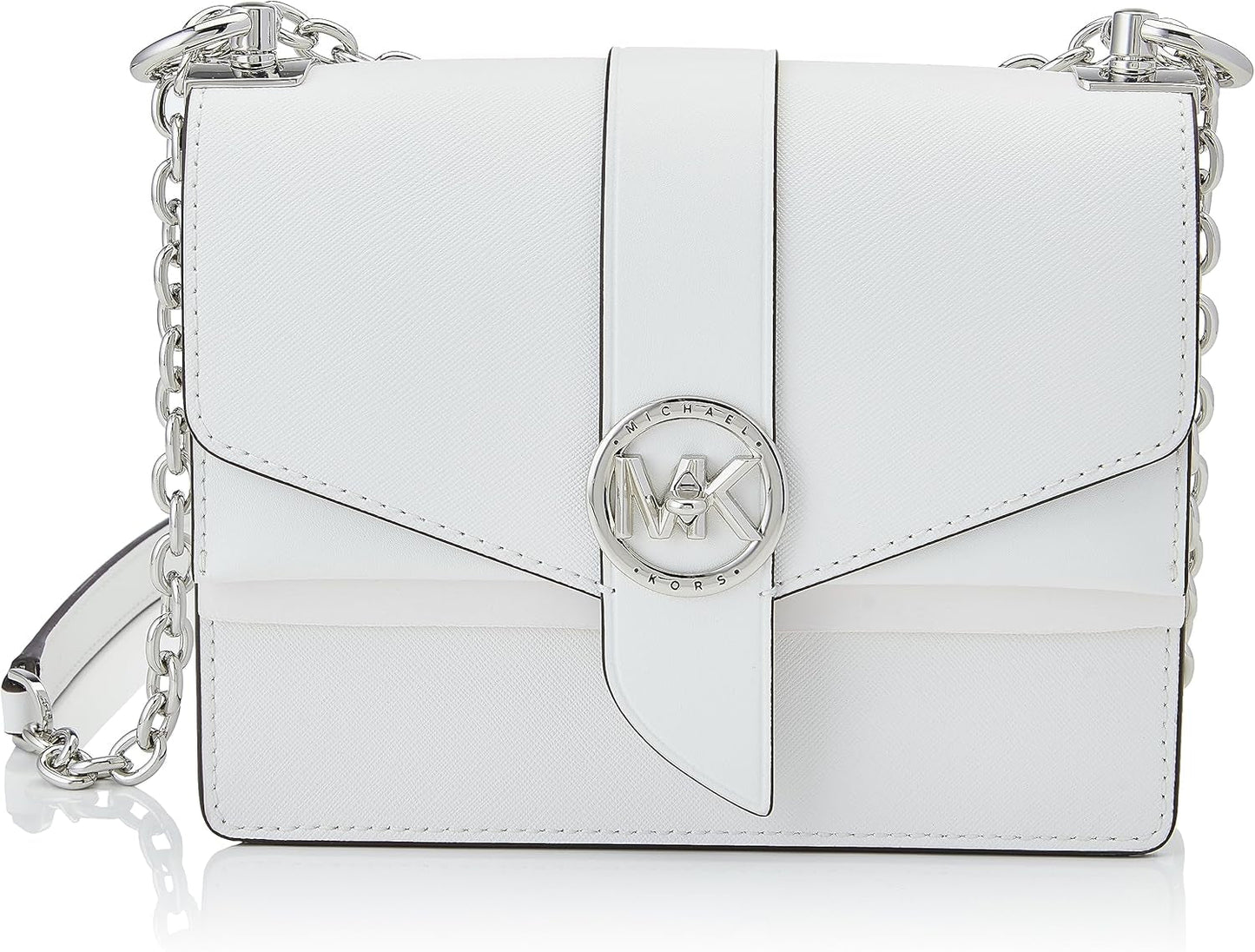 Michael Kors Greenwich Sm Conv Xbody Bag Dam Väskor Naty Shop Optisk vit