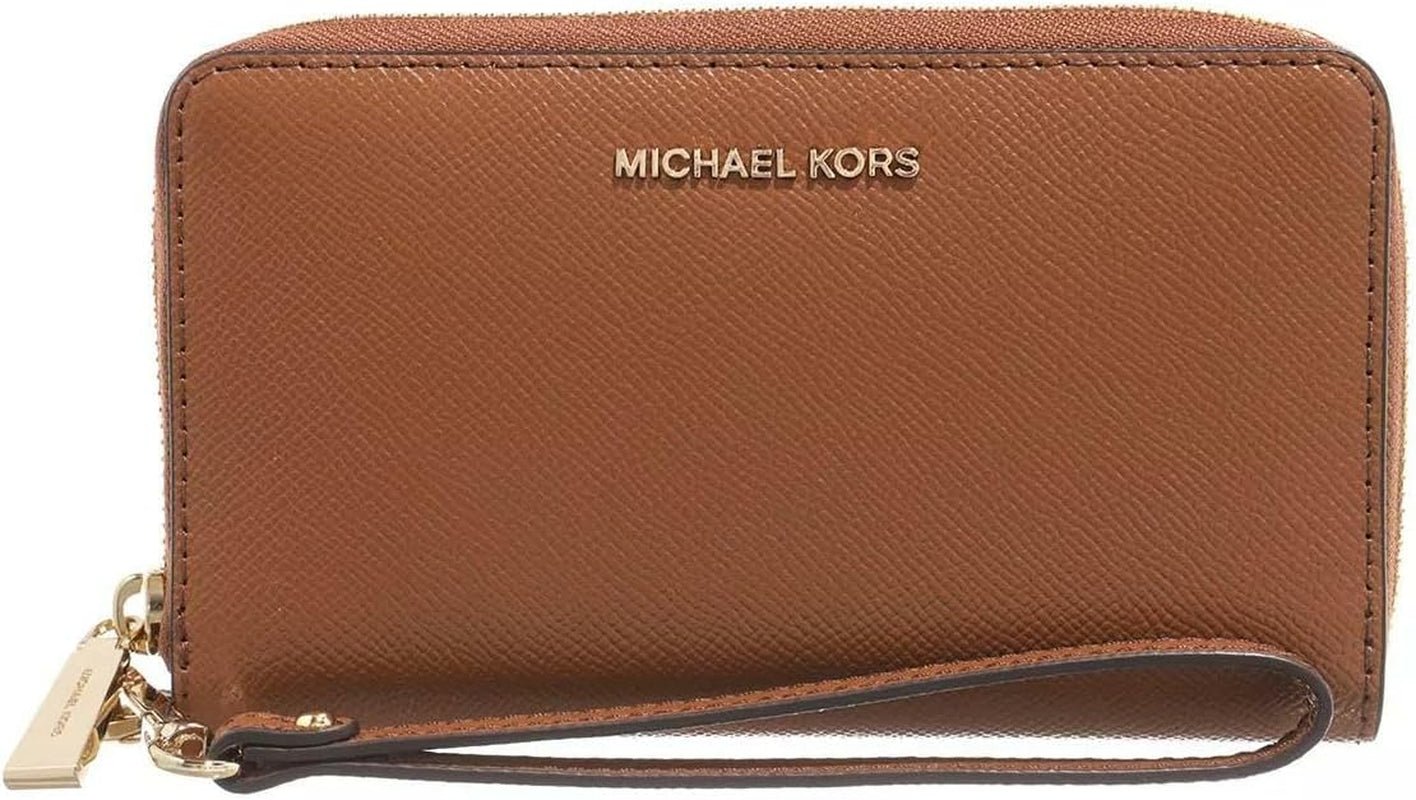 Michael Kors - Cognac Mobilfodral - Damplånbok Dam Naty Shop Standardtitel