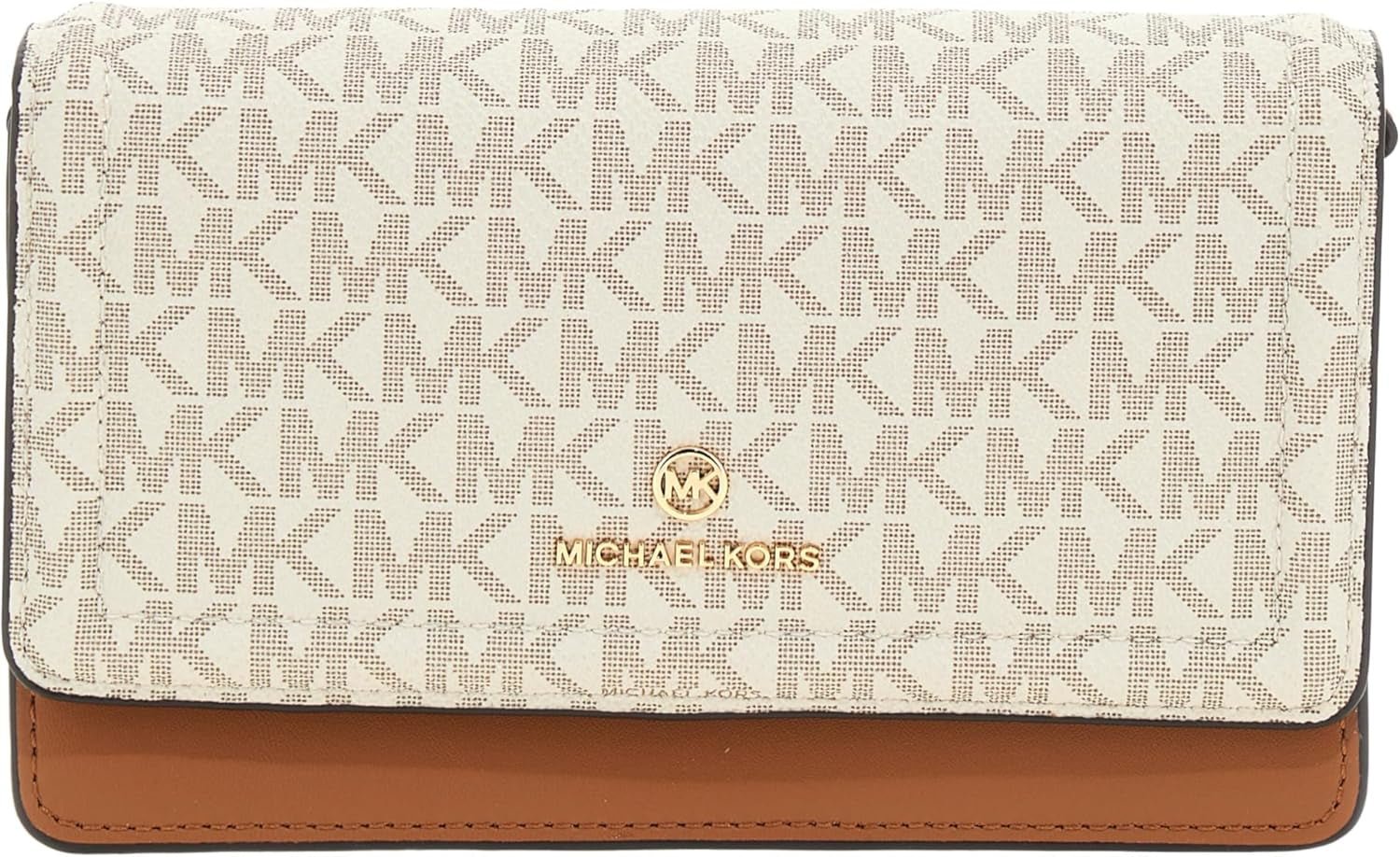 Michael Kors Jet Set Small Phone Charm Crossbody-väskor Dam Naty Shop Vanilj/Acrn One Size Passar Alla