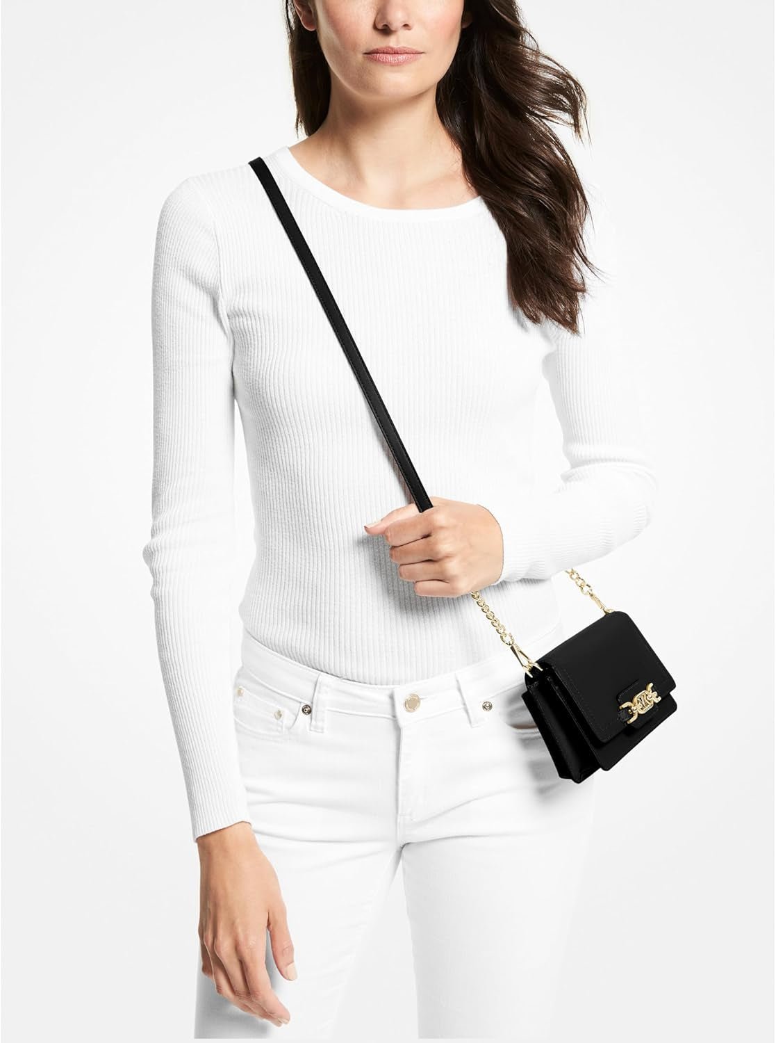 Michael Kors Dam Heather Phn CHN Xbody Väska Damväskor Naty Shop