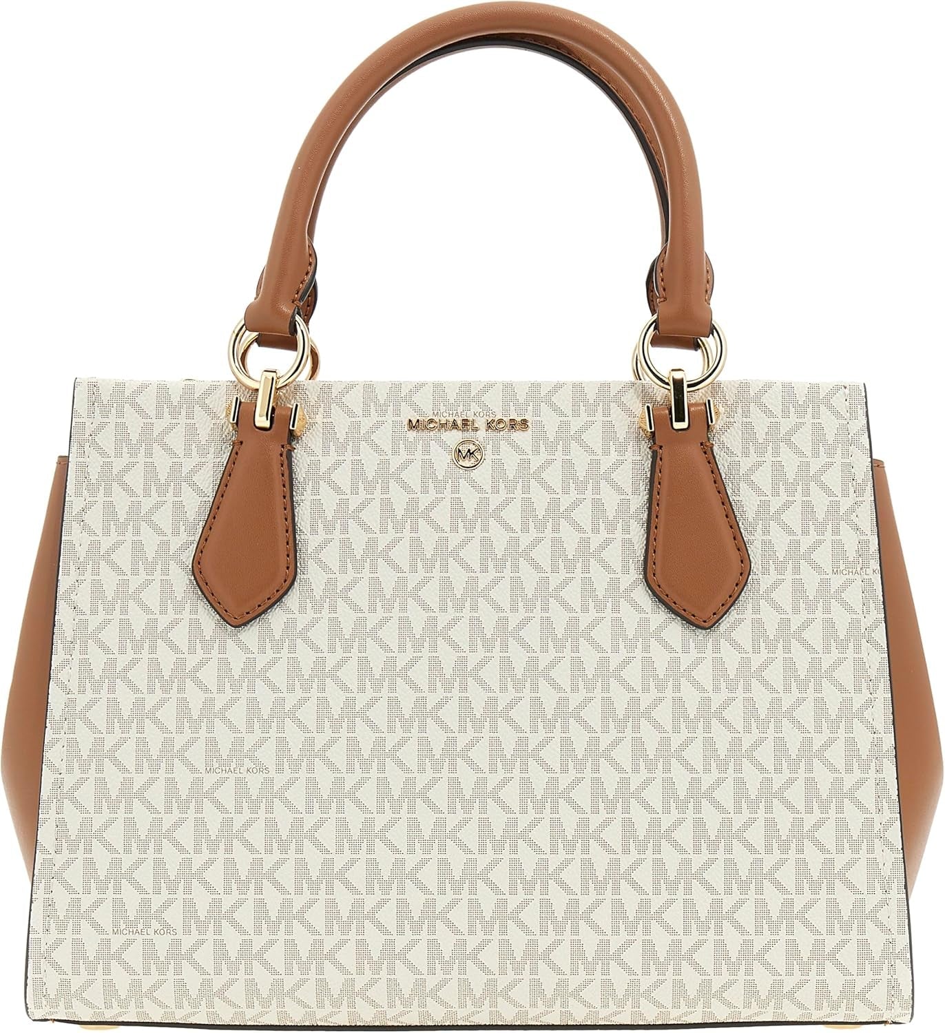 Michael Kors Damer Md Satchelväska Damväskor Naty Shop Vanilla/Acrn