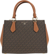 Michael Kors Ladies Md Satchel Bag Dam Väskor Naty Shop Brn/Acorn