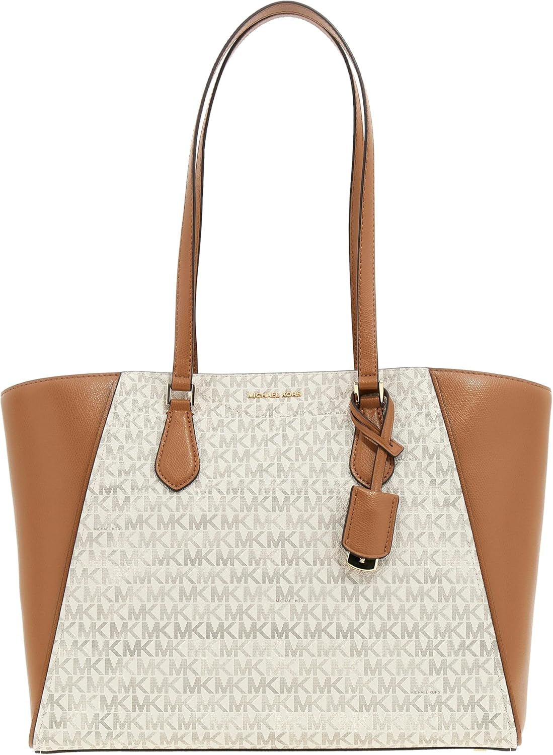 Michael Kors Lg Mf Tz Tote Handväska Väskor Dam Naty Shop Vanilla/Acrn