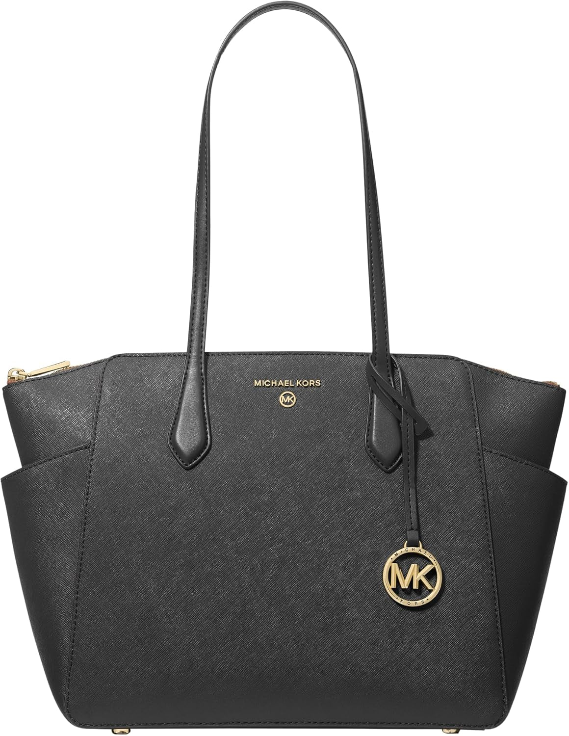 Michael Kors Marilyn Md Tz Tygväska Damväskor Naty Shop Svart