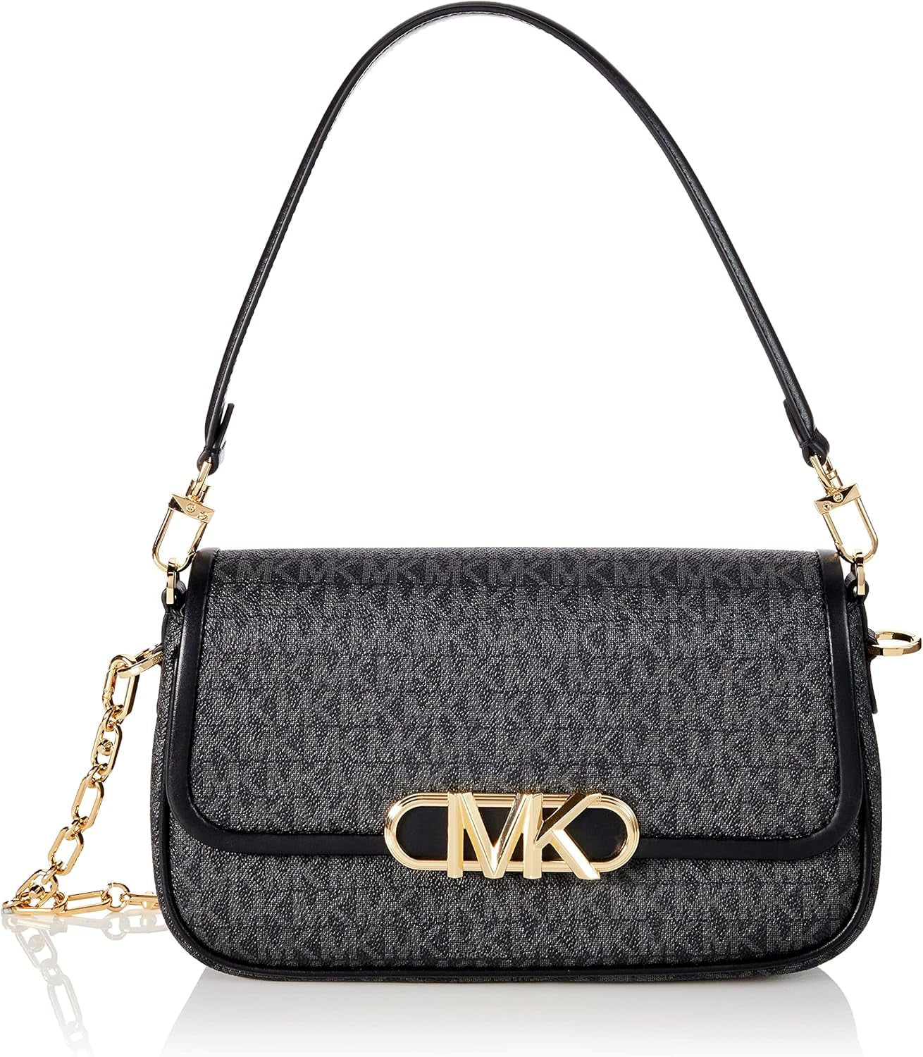 Michael Kors Parker Md Conv Pouchette Axelväska Damväskor Naty Shop Svart