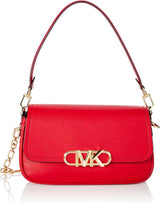 Michael Kors Parker Md Conv Pouchette Axelväska Damväskor Naty Shop Crimson