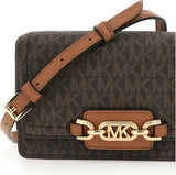 MICHAEL KORS Dam Heather PHN CHN XBODY Väska, Mörkbrun Dam Väskor Naty Shop